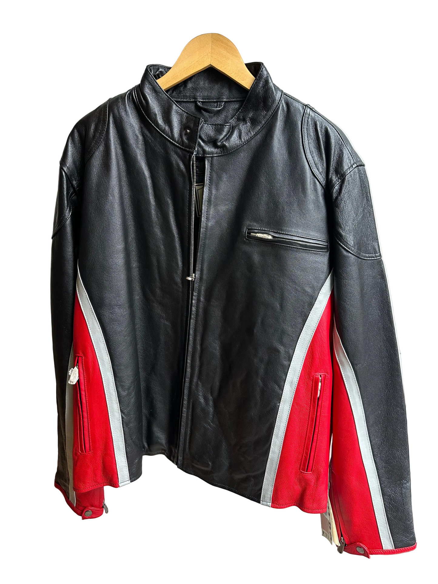Leather Moto Style Jacket - Wilda