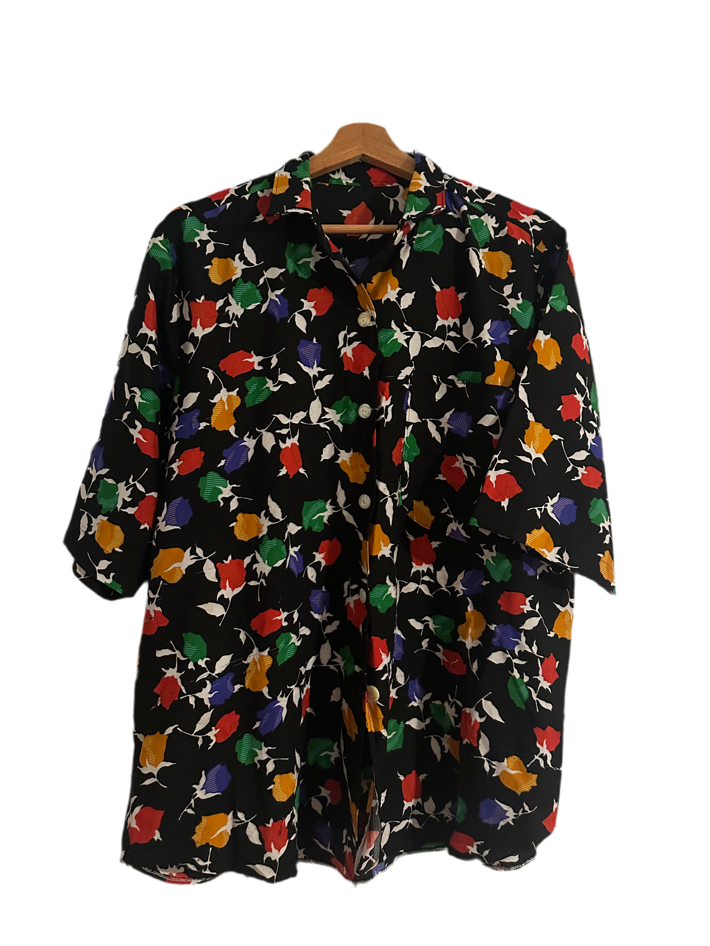 Custom S/S shirt - Floral print