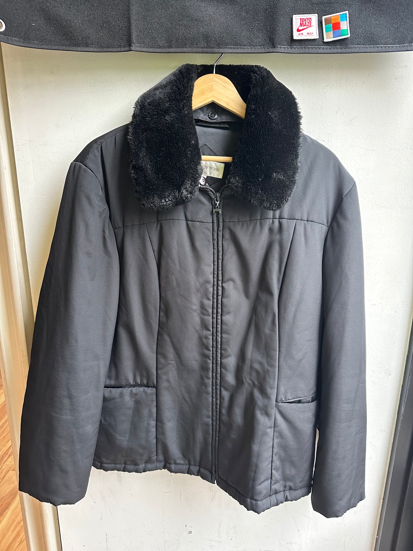 Vintage Coat with Faux Fur