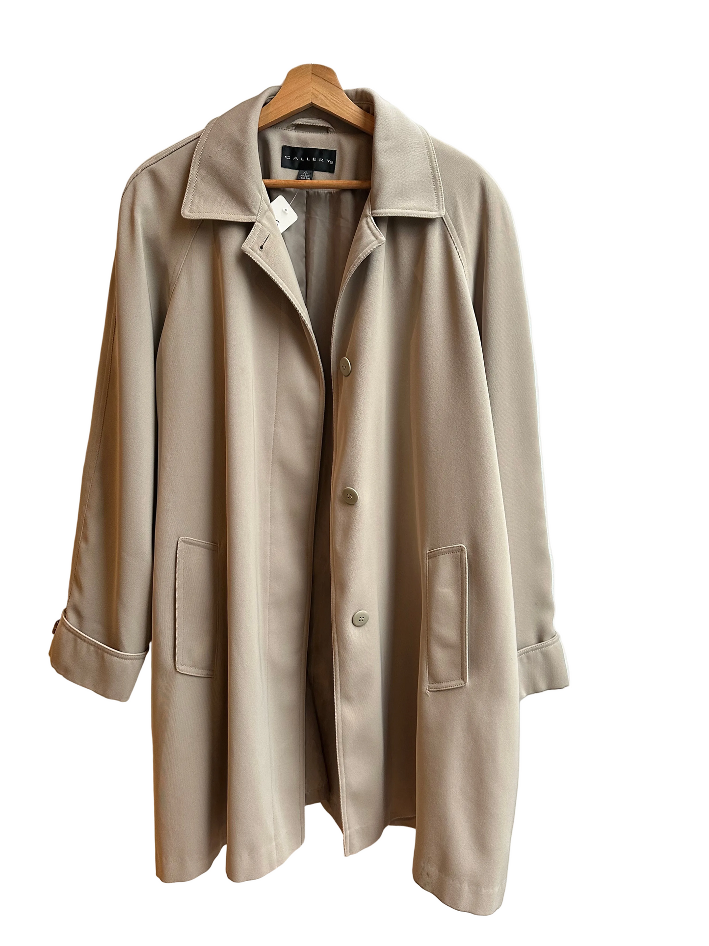 Wmns Vintage Long Coat - Gallery Brand