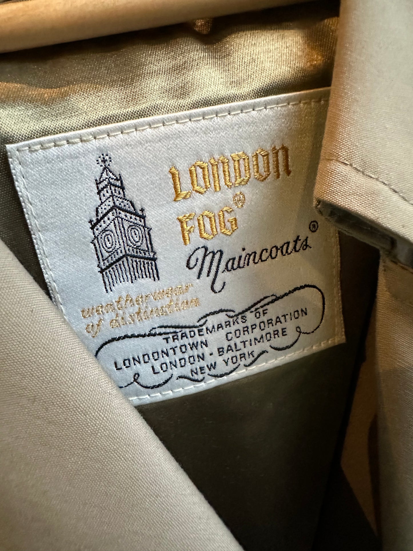 Trench Coat with Lining - London Fog