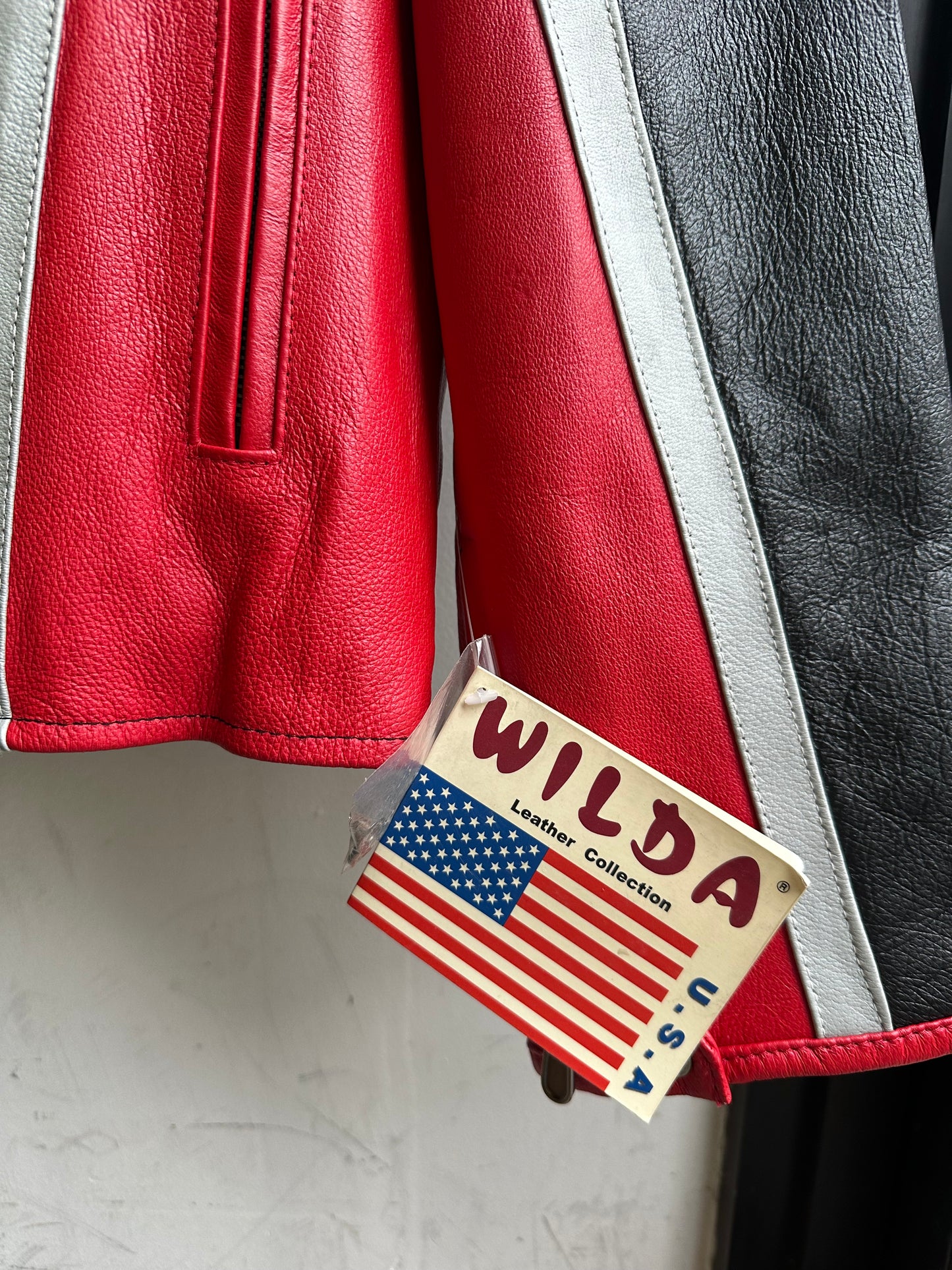 Leather Moto Style Jacket - Wilda