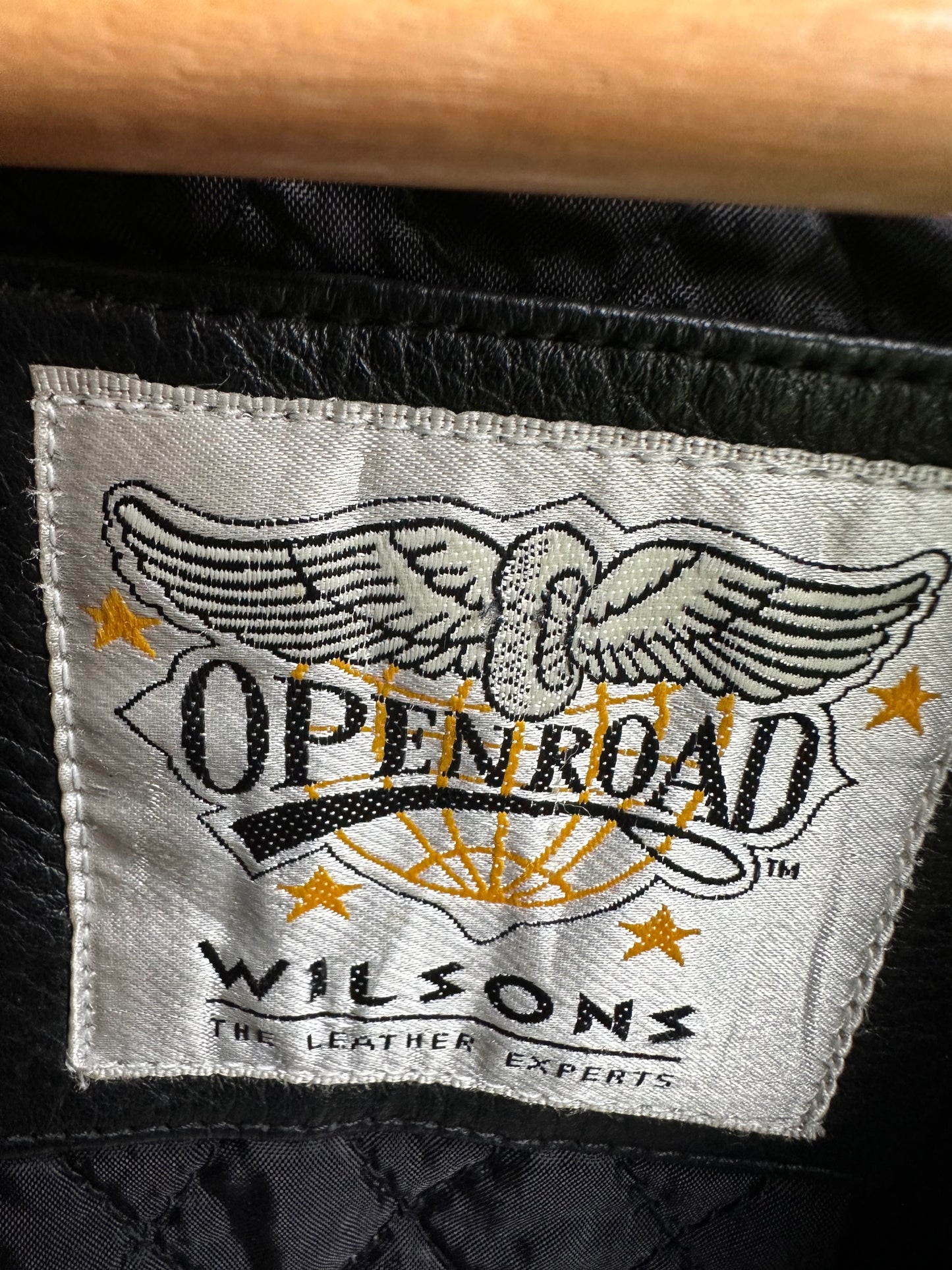 Vintage Leather Jacket - Wilsons (Broken Zip)